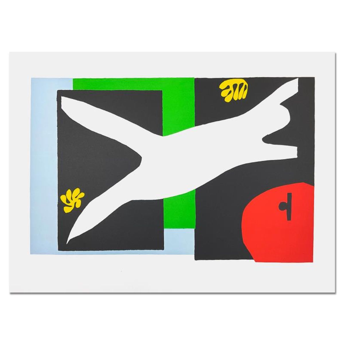 Henri Matisse 1869-1954 (After), "La Nageuse dans l'Aquarium (The Swimmer in the Tank)" Limited Edition Lithograph with Certificate of Authenticity.