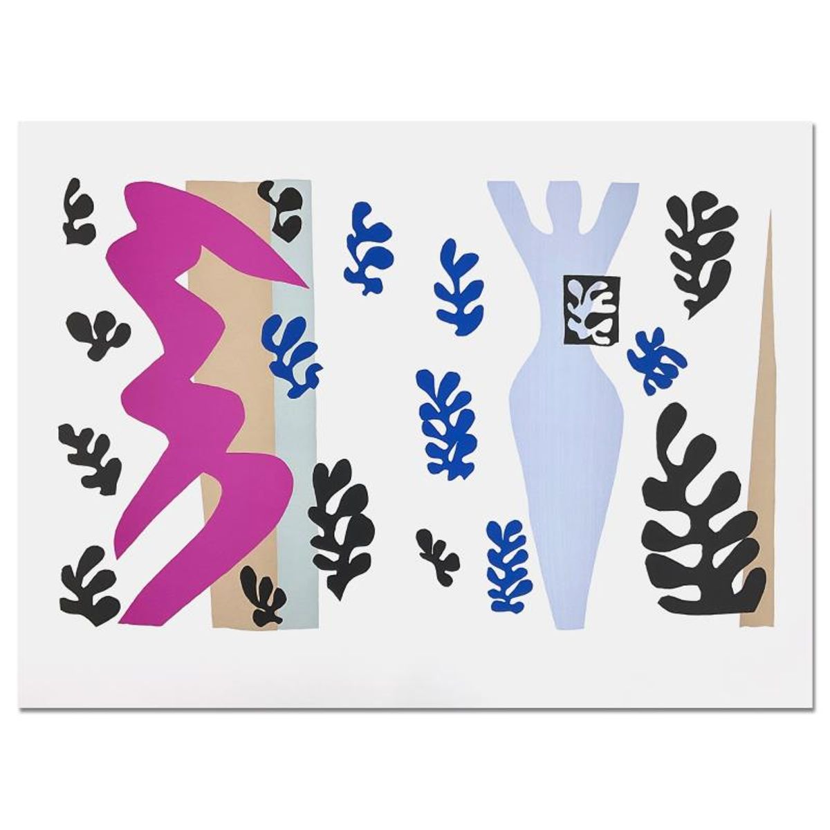 Henri Matisse 1869-1954 (After), "Le Lanceur de Couteaux (The Knife Thrower)" Limited Edition Lithograph with Certificate of Authenticity.