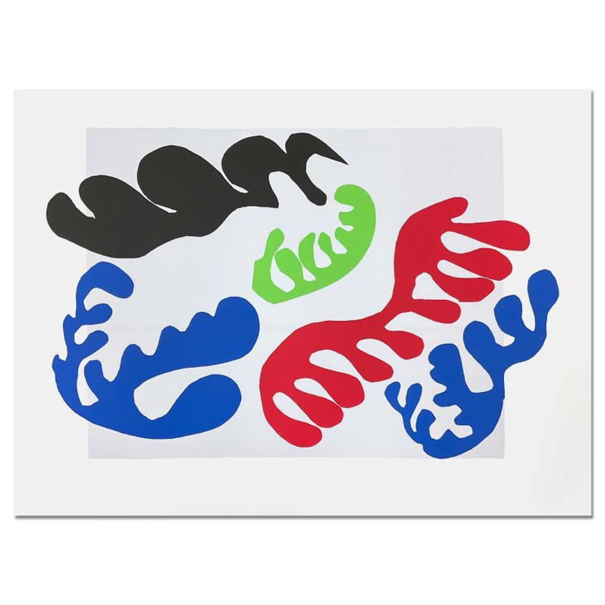 Henri Matisse 1869-1954 (After), "Le Lagon III (Lagoon III)" Limited Edition Lithograph with Certificate of Authenticity.