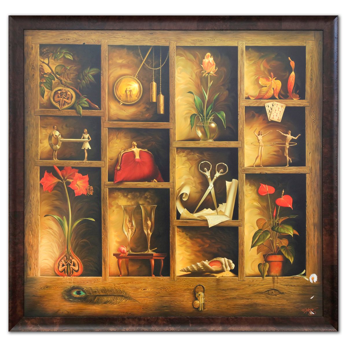 Vladimir Kush- Giclee on Canvas "Matrix of Love"
