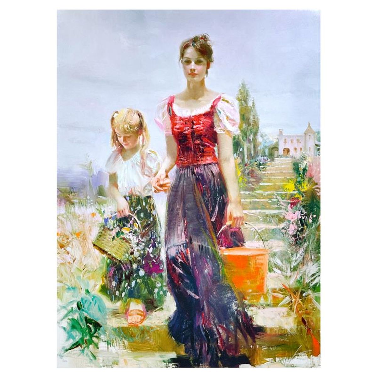 #1 in Edition: Pino (1939-2010) "Untitled V" Limited Edition on Canvas, Numbered 1/295 and Hand Signed with Certificate of Authenticity.