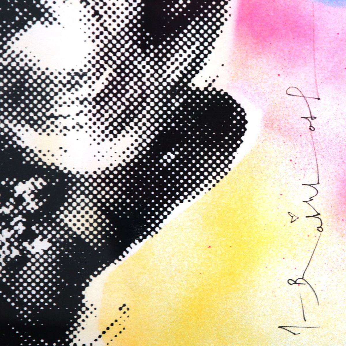 Mr. Brainwash- Original Mixed Media on Deckle Edge Paper "Marilyn Monroe"