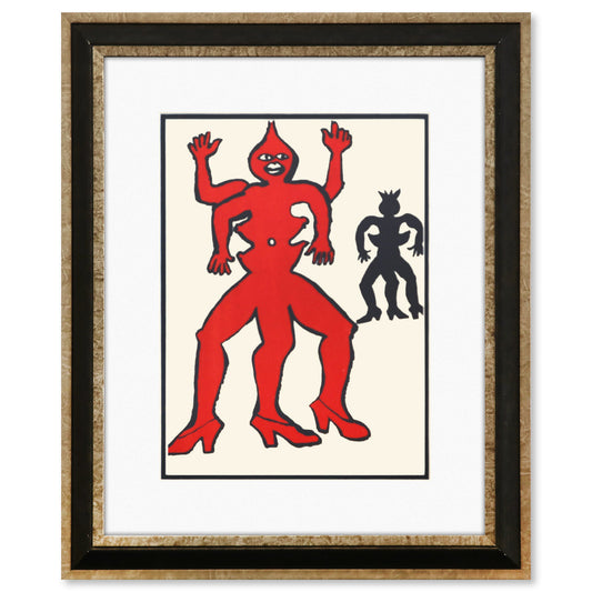Alexander Calder- Lithograph "DLM212 - UNE FAMILLE DE LÀ-BAS II"
