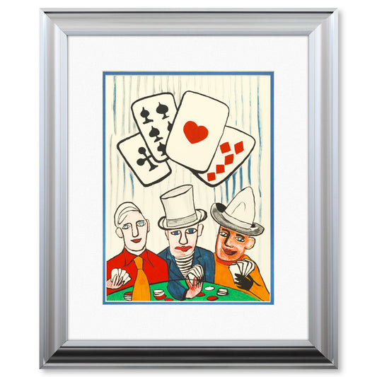 Alexander Calder- Lithograph "DLM212 - JOUEURS DE CARTES II"