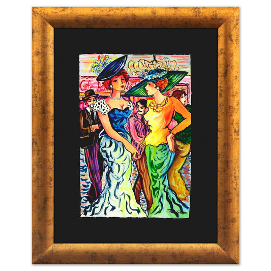 Patricia Govezensky- Original Watercolor "Conversation in Silk"