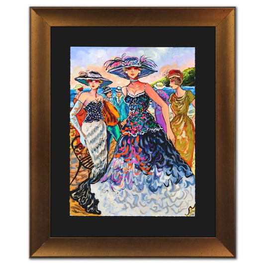 Patricia Govezensky- Original Watercolor "Seaside Elegance"
