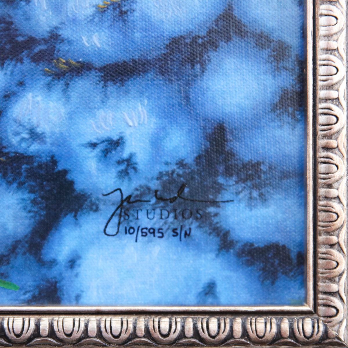 Thomas Kinkade- Hand Embellished Giclee on Canvas "Frozen"