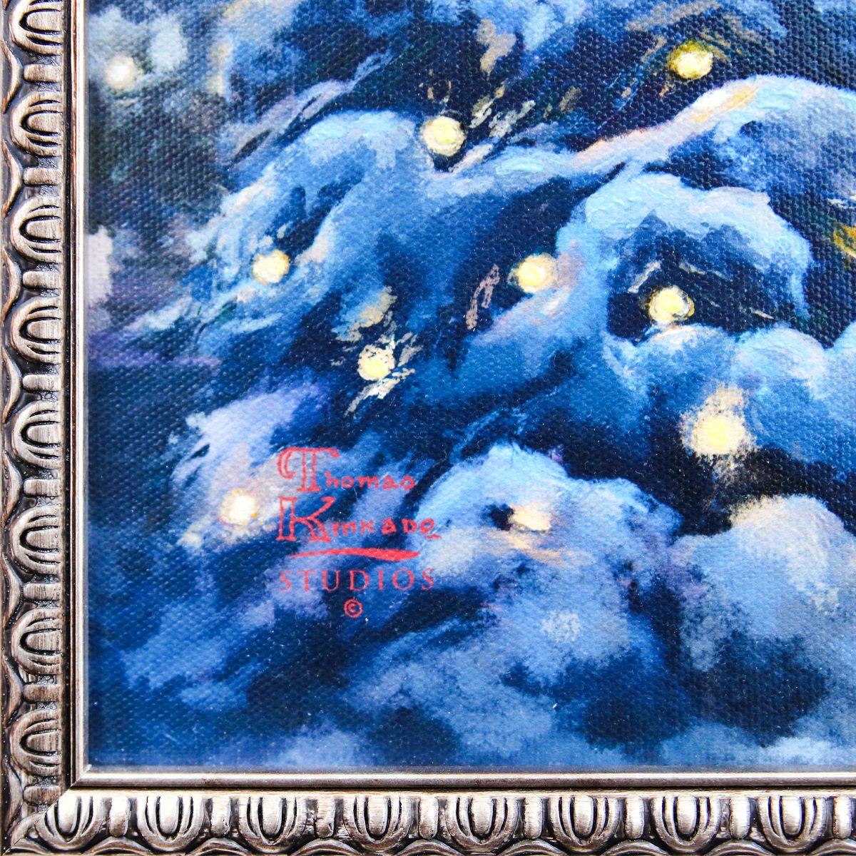 Thomas Kinkade- Hand Embellished Giclee on Canvas "Chromas at Biltmore"