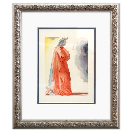 Salvador Dali- Original Color Woodcut on B.F.K. Rives Paper "Paradise 1"