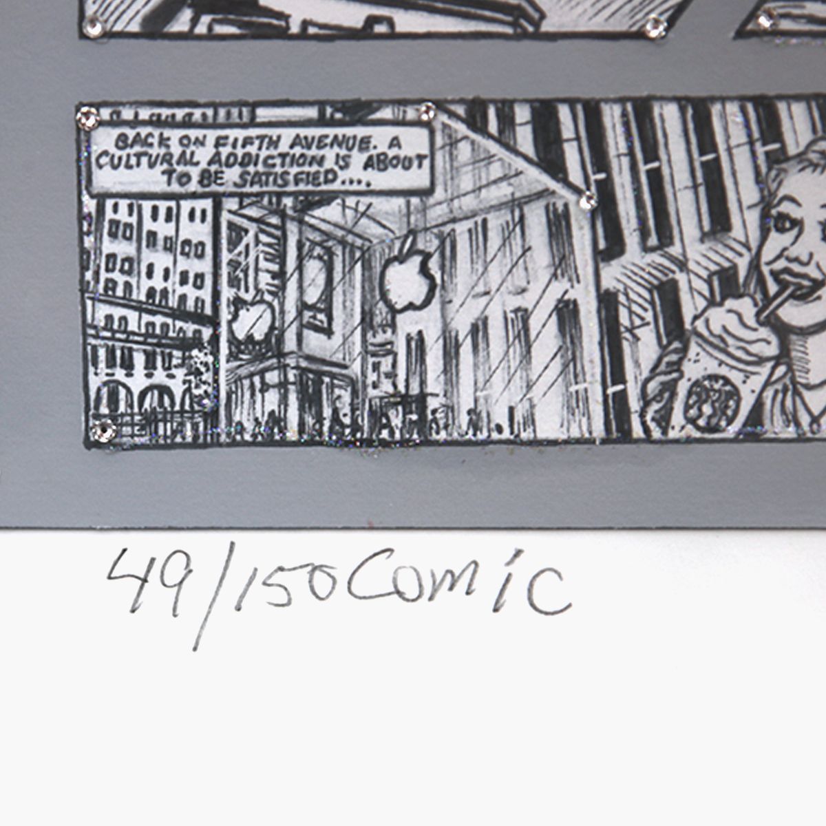 Charles Fazzino- 3D Construction Silkscreen Serigraph "Chronicles of the Big Apple"