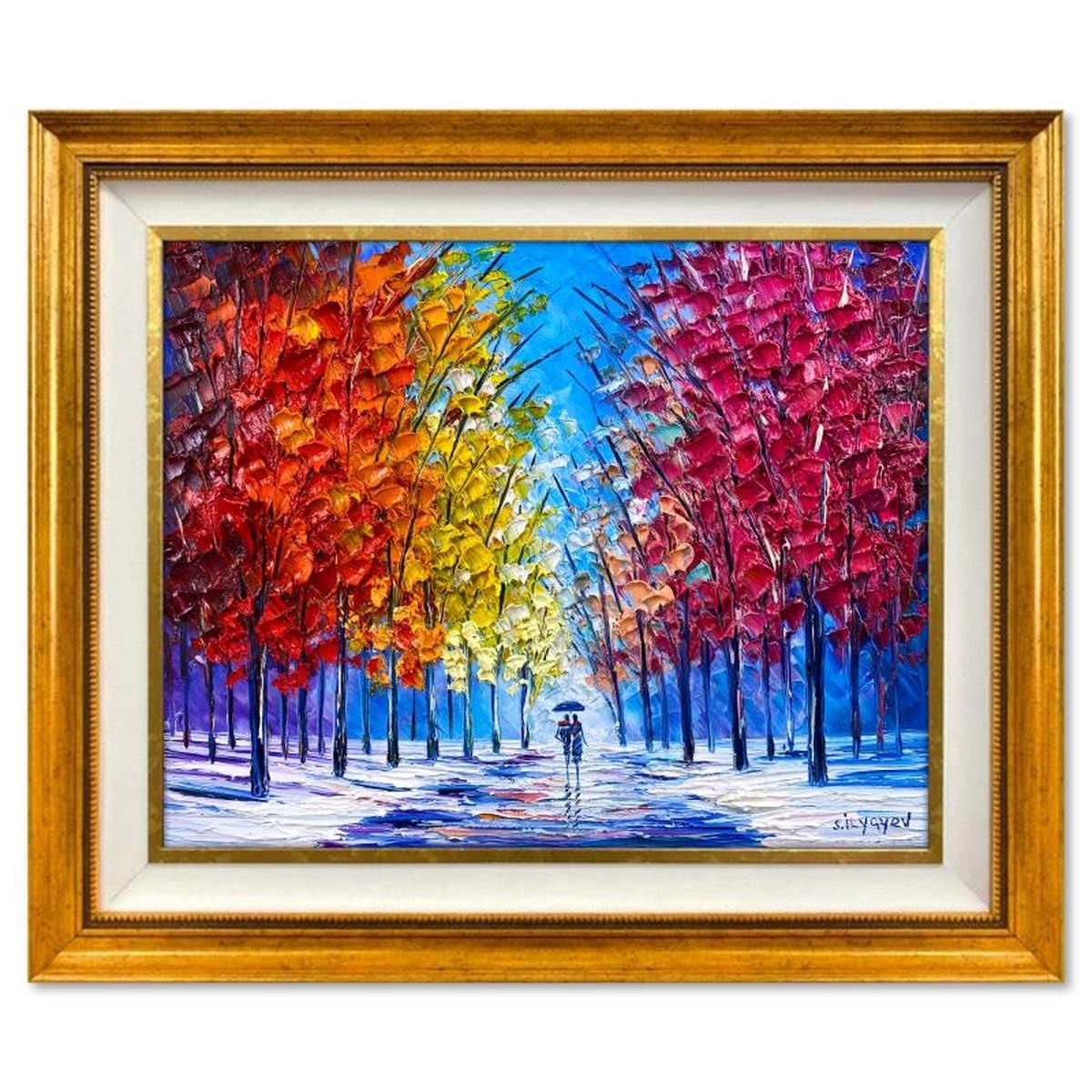 Slava Ilyayev- Original Oil on Canvas "Colors of the Changing Season"