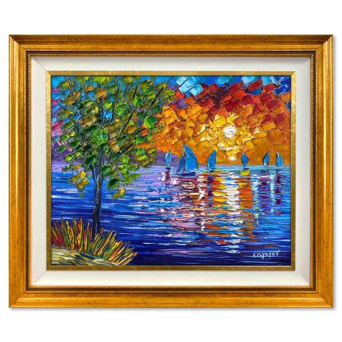 Slava Ilyayev- Original Oil on Canvas "Autumn Reflections"