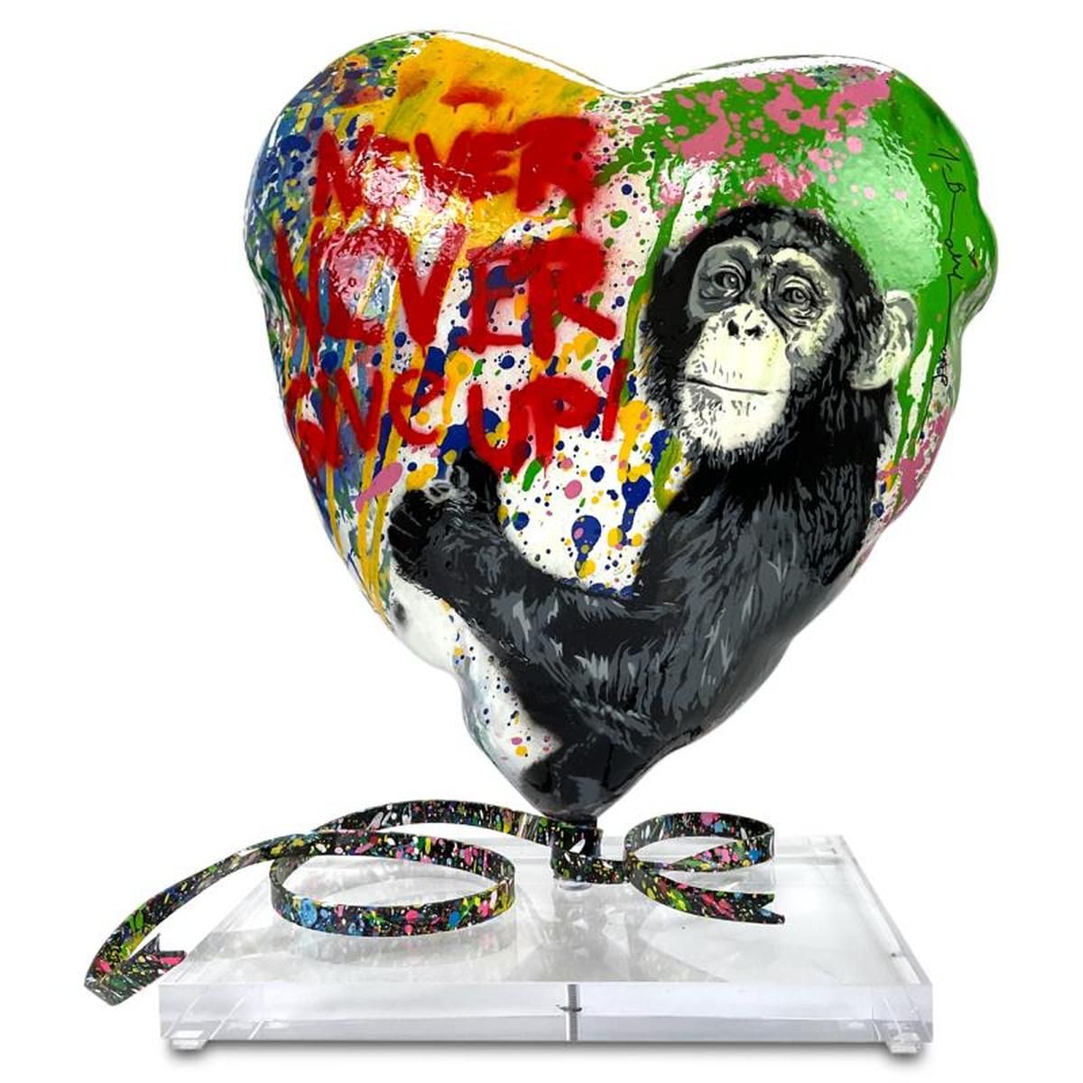 Mr Brainwash- Original Mixed Media "Balloon Heart"