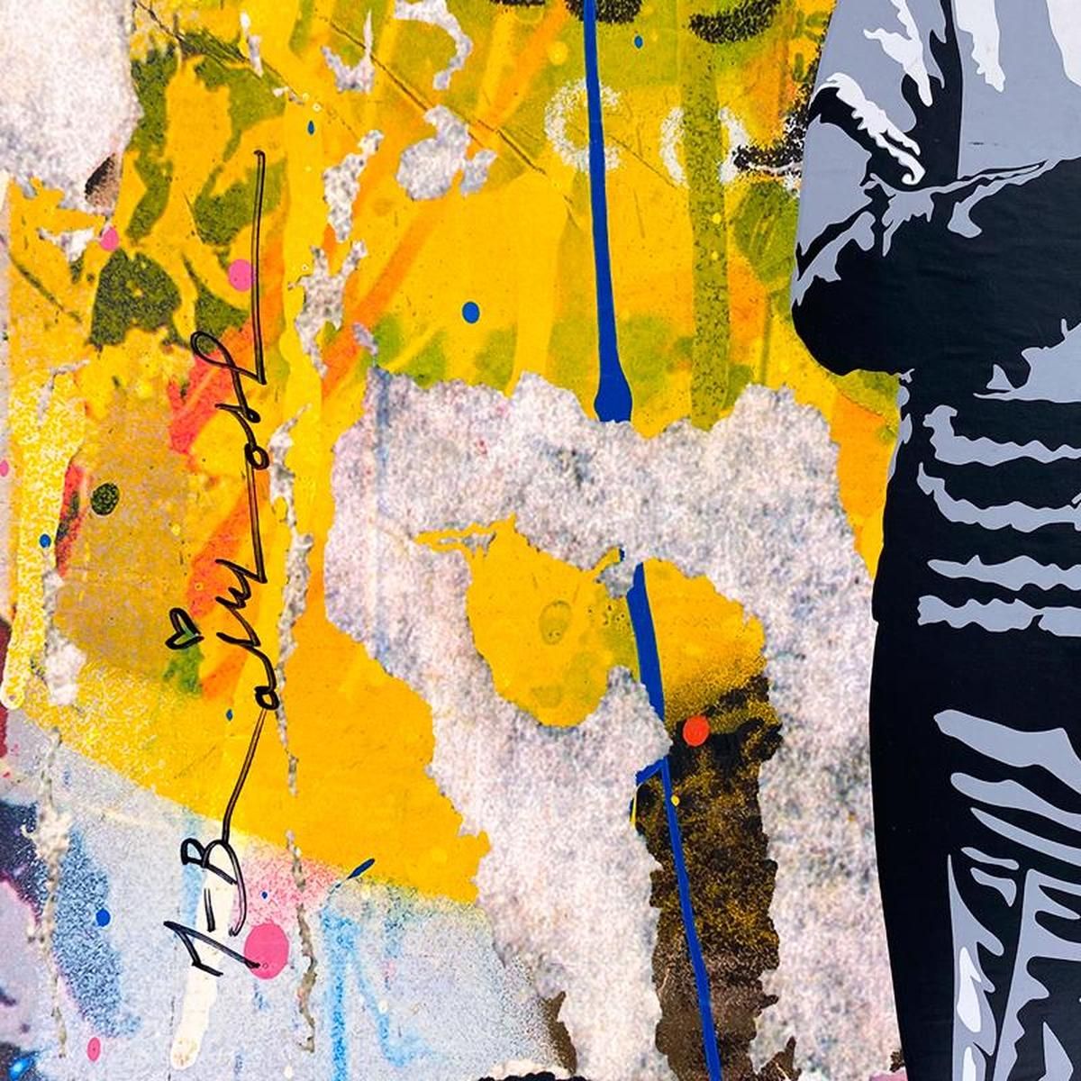 Mr Brainwash- Original Mixed Media "Einstein"
