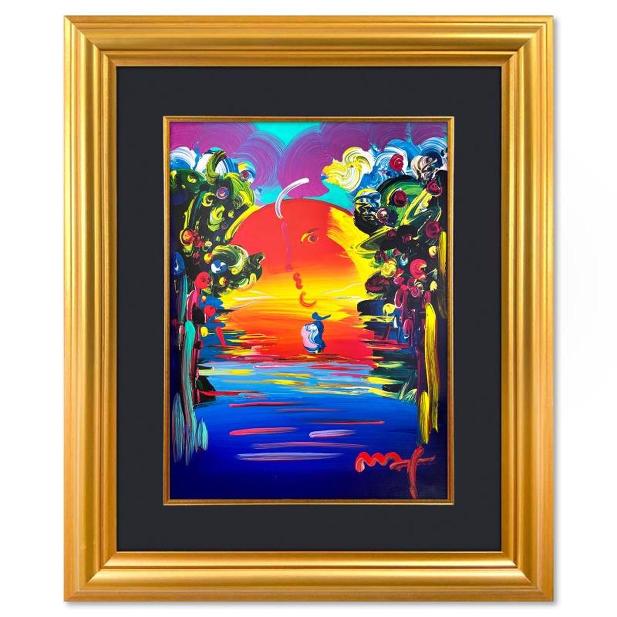 Peter Max- Original Mixed Media "Better World"