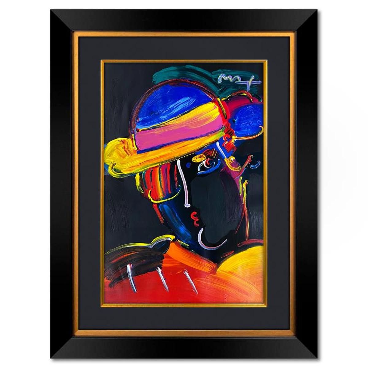 Peter Max- Original Mixed Media "Zero Spectrum"