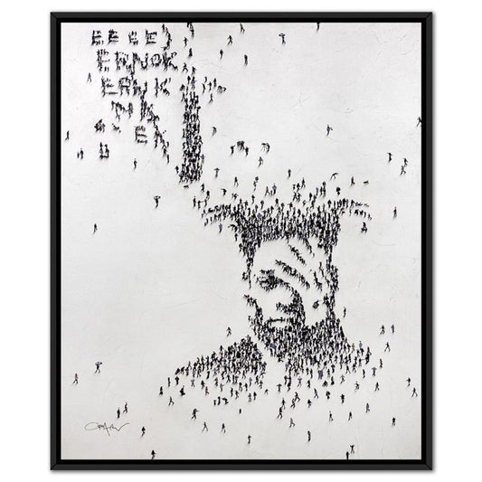 Craig Alan, "Populus: The Walk" Framed, Hand Signed Limited Edition Canvas with Letter of Authenticity.