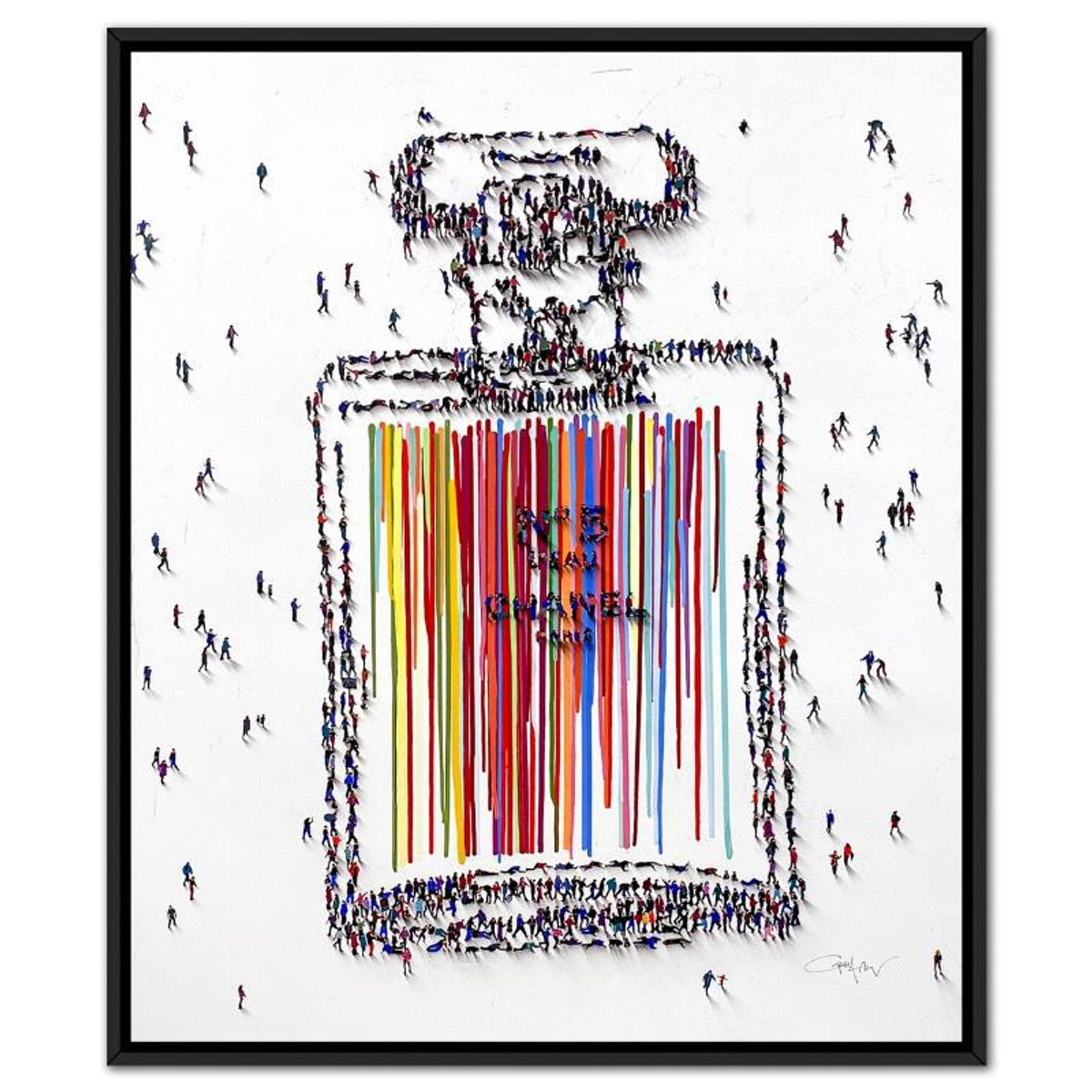 Craig Alan, "Populus: No. 5" Framed, Hand Signed Limited Edition Canvas with Letter of Authenticity.