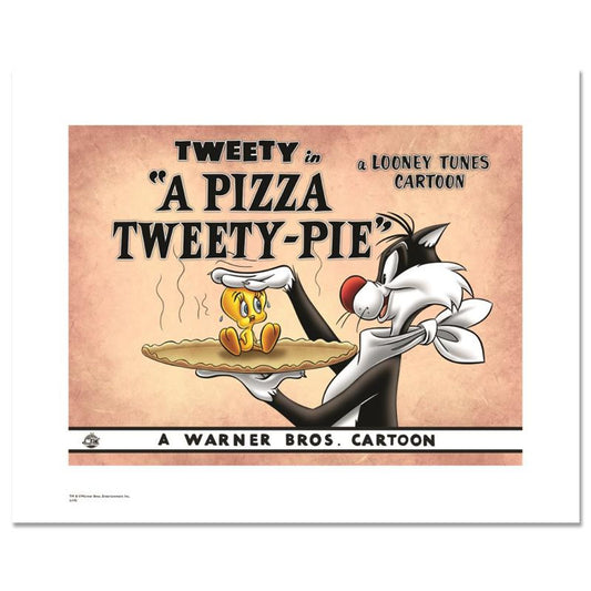 Looney Tunes, "A Pizza Tweety-Pie" Numbered Limited Edition with COA.