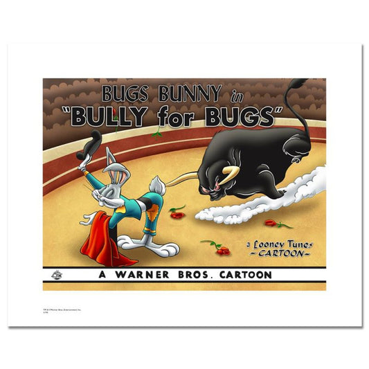 Looney Tunes, "Bully for Bugs III" Numbered Limited Edition with COA.