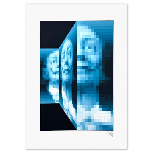 Yvaral (1934-2002), "Face of Dali 3" Limited Edition Serigraph, Numbered and Hand Signed with Letter of Authenticity.