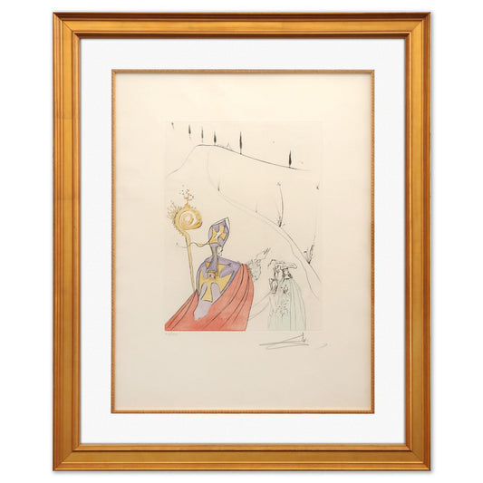 Salvador Dali- Original Lithograph "The Sacred Love of Gala"