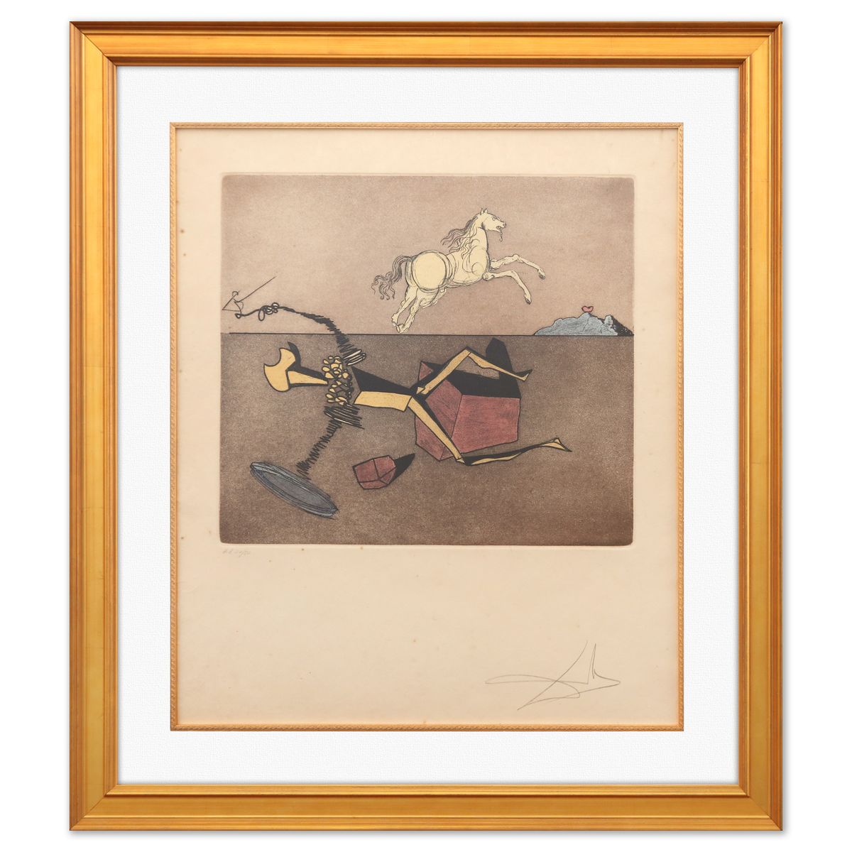 Salvador Dali- Original Lithograph "Aspiration"
