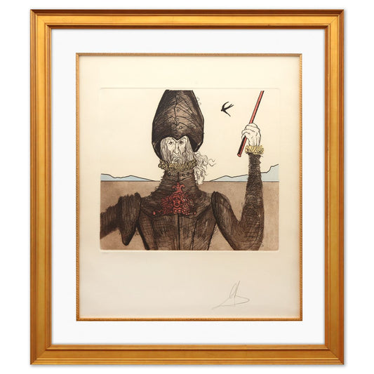 Salvador Dali- Original Lithograph "The Dreamer"