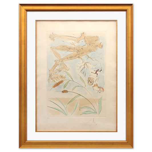 Salvador Dali- Original Lithograph "The Oak and the Reed"