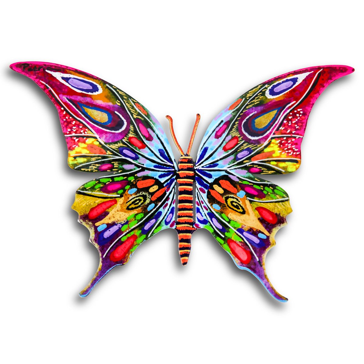 Patricia Govezensky- Original Painting on Cutout Steel "Butterfly"