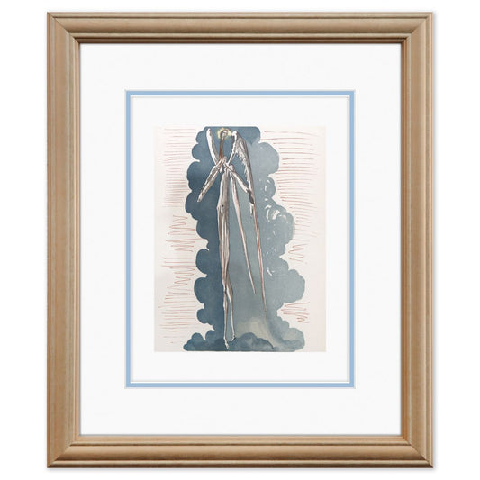 Salvador Dali- Original Color Woodcut on B.F.K. Rives Paper "Paradise 22"