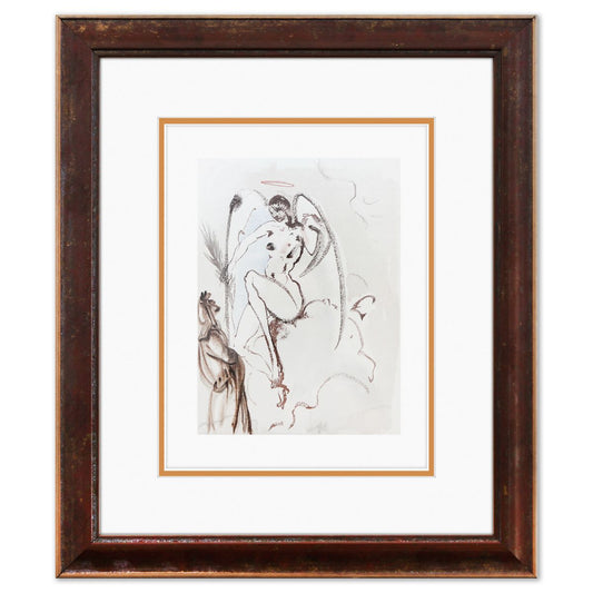 Salvador Dali- Original Color Woodcut on B.F.K. Rives Paper "Paradise 31"