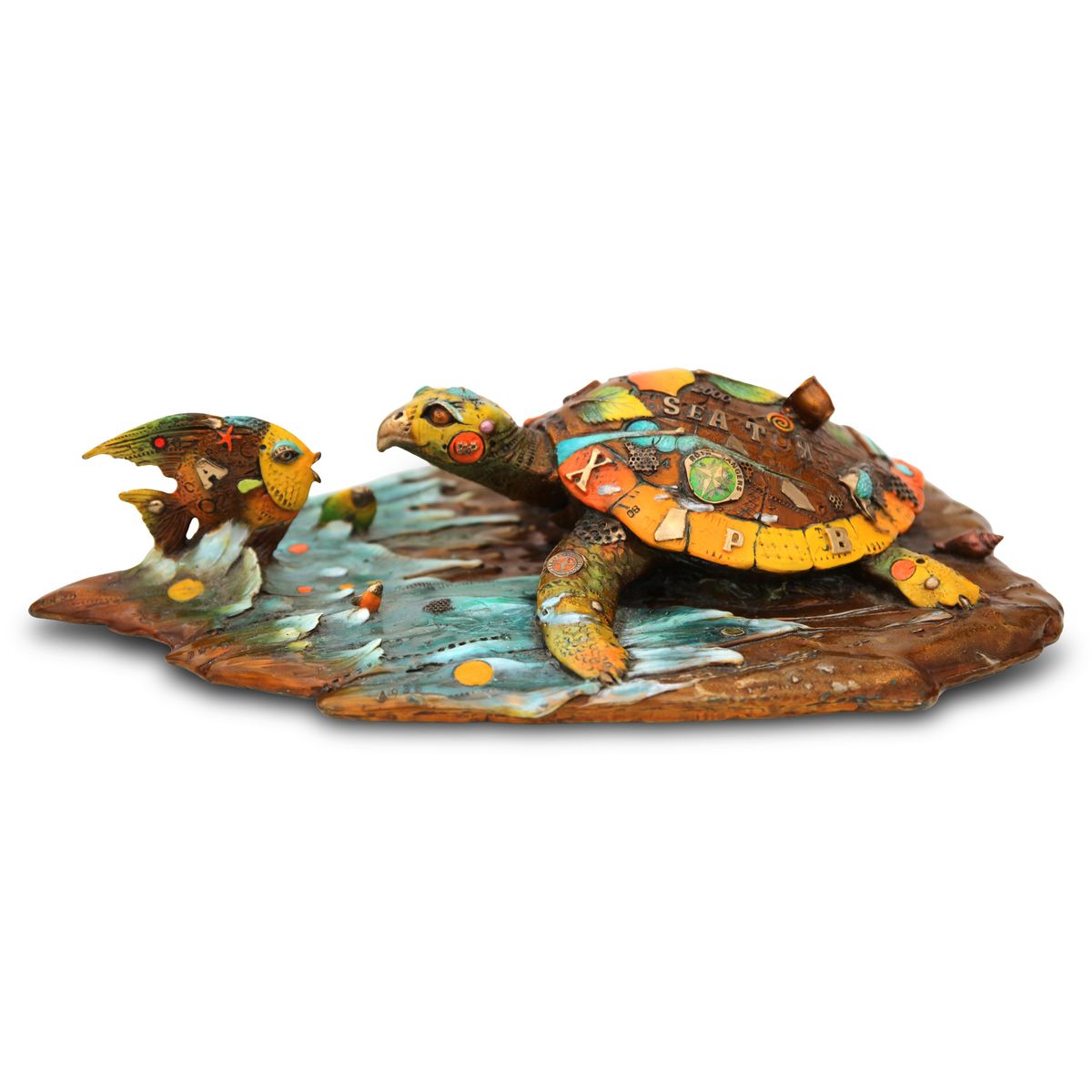 Nano Lopez- Bronze Sculpture with hand-applied patina "Elma"