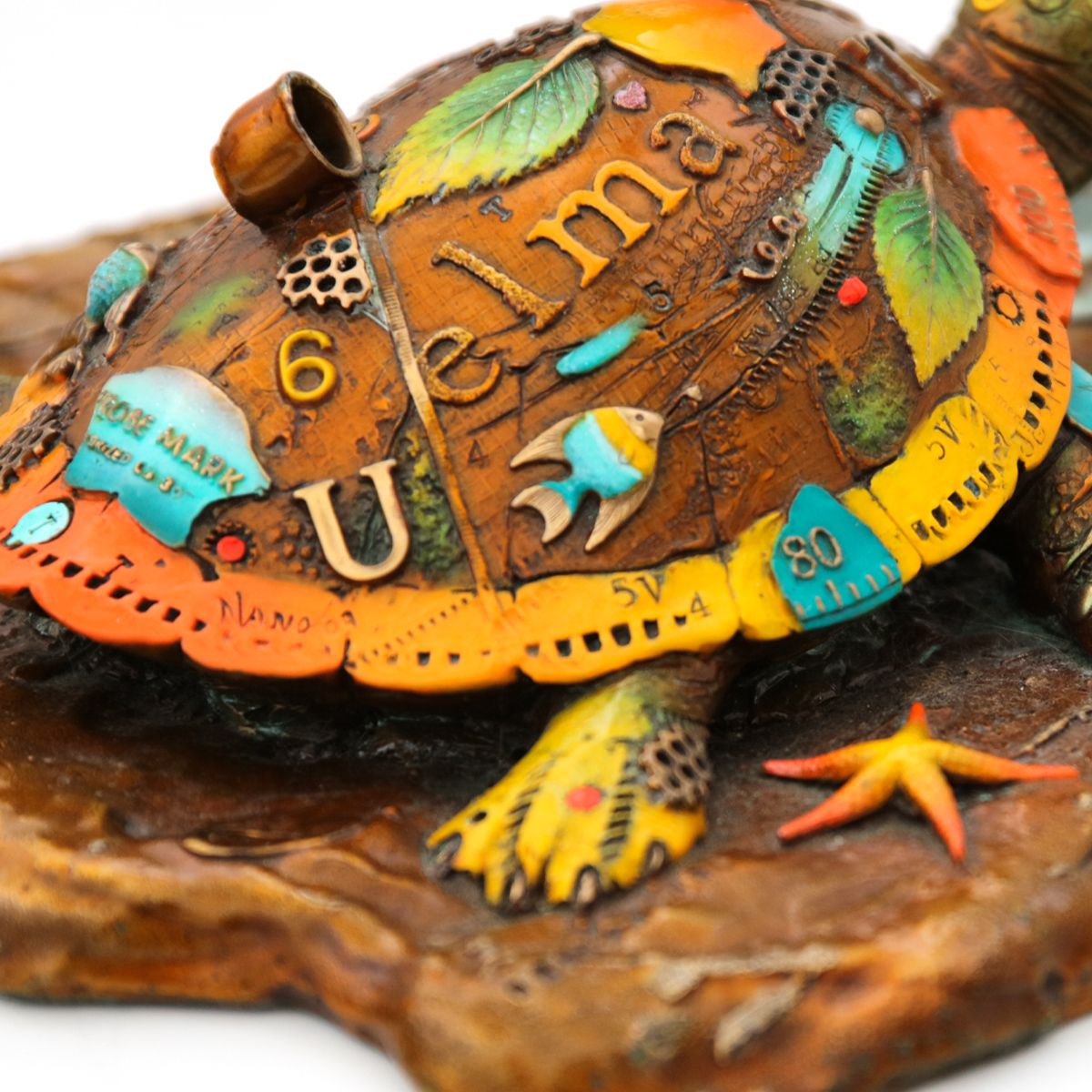 Nano Lopez- Bronze Sculpture with hand-applied patina "Elma"