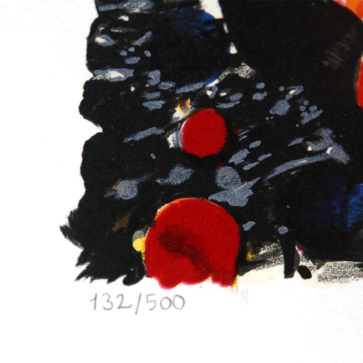 Tom Everhart- Hand Pulled Original Lithograph "Black Velvet Scream"