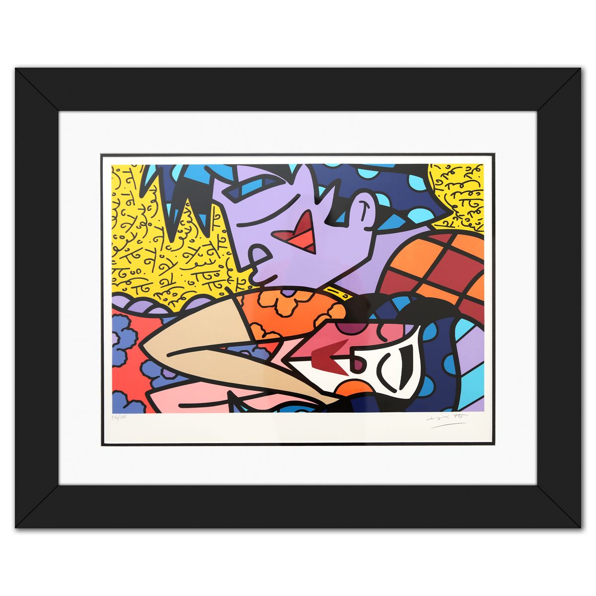Romero Britto- Serigraph "Sleep Well"
