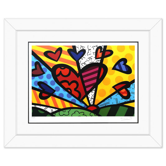 Romero Britto- Serigraph "A New Day"