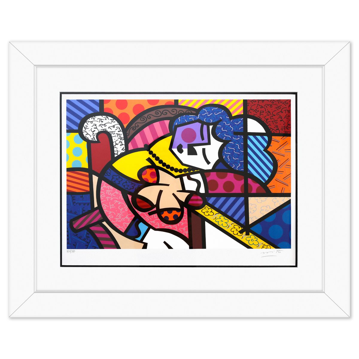 Romero Britto- Serigraph "Penelope of Modern Day"