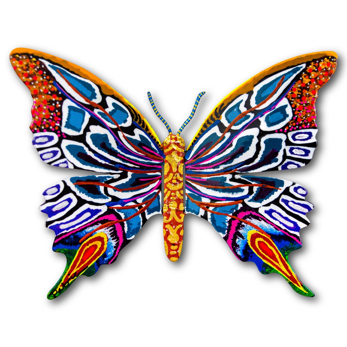 Patricia Govezensky- Original Painting on Cutout Steel "Butterfly"