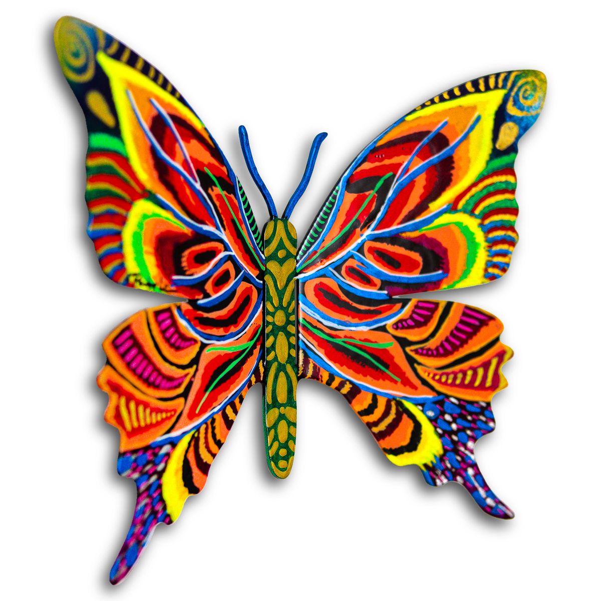 Patricia Govezensky- Original Painting on Cutout Steel "Butterfly"