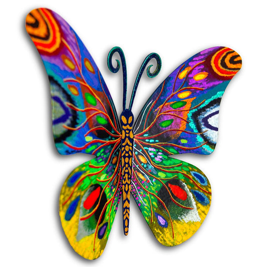 Patricia Govezensky- Original Painting on Cutout Steel "Butterfly"