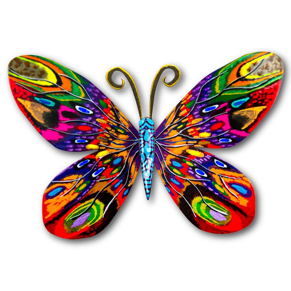 Patricia Govezensky- Original Painting on Cutout Steel "Butterfly"