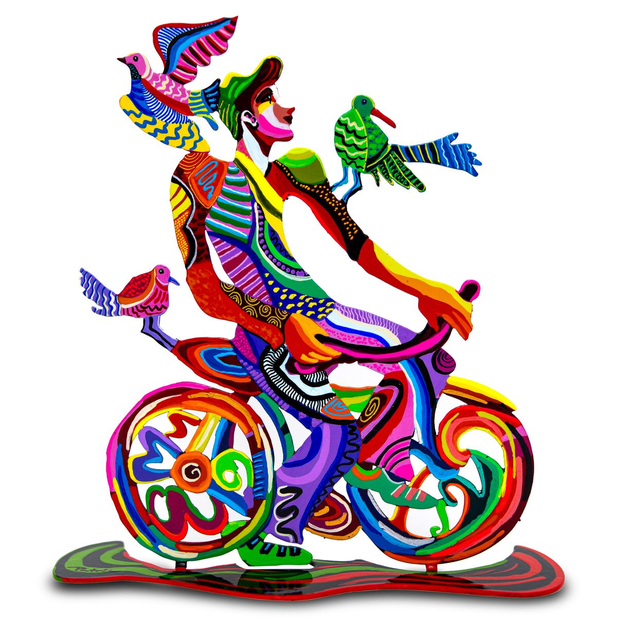 Patricia Govezensky- Original Free Standing Sculpture "Freedom Ride"