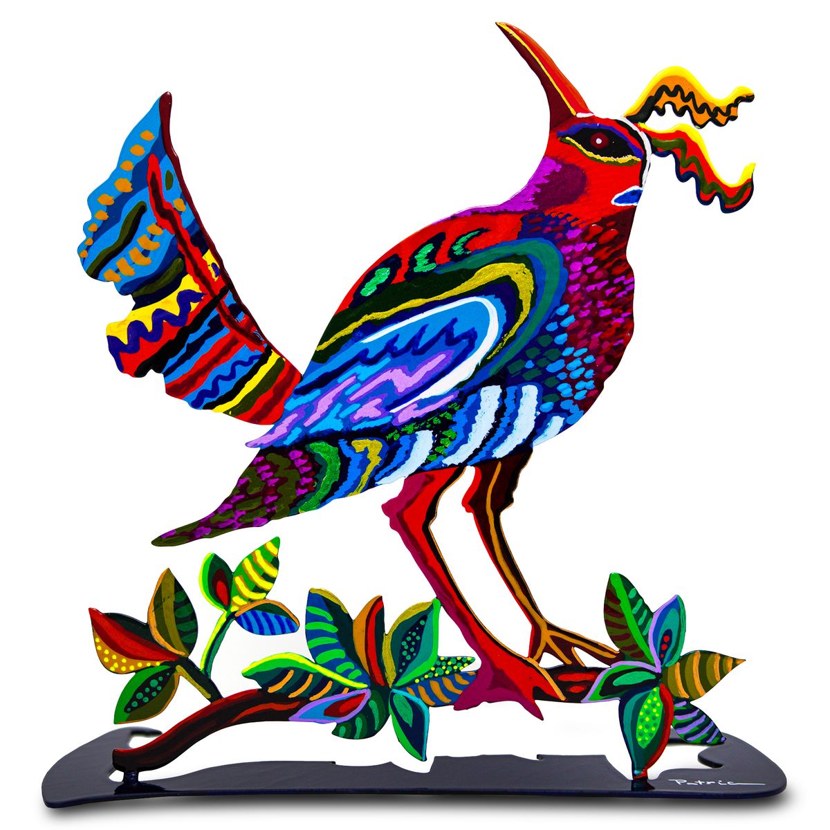 Patricia Govezensky- Original Free Standing Sculpture "Rainbow Bird"