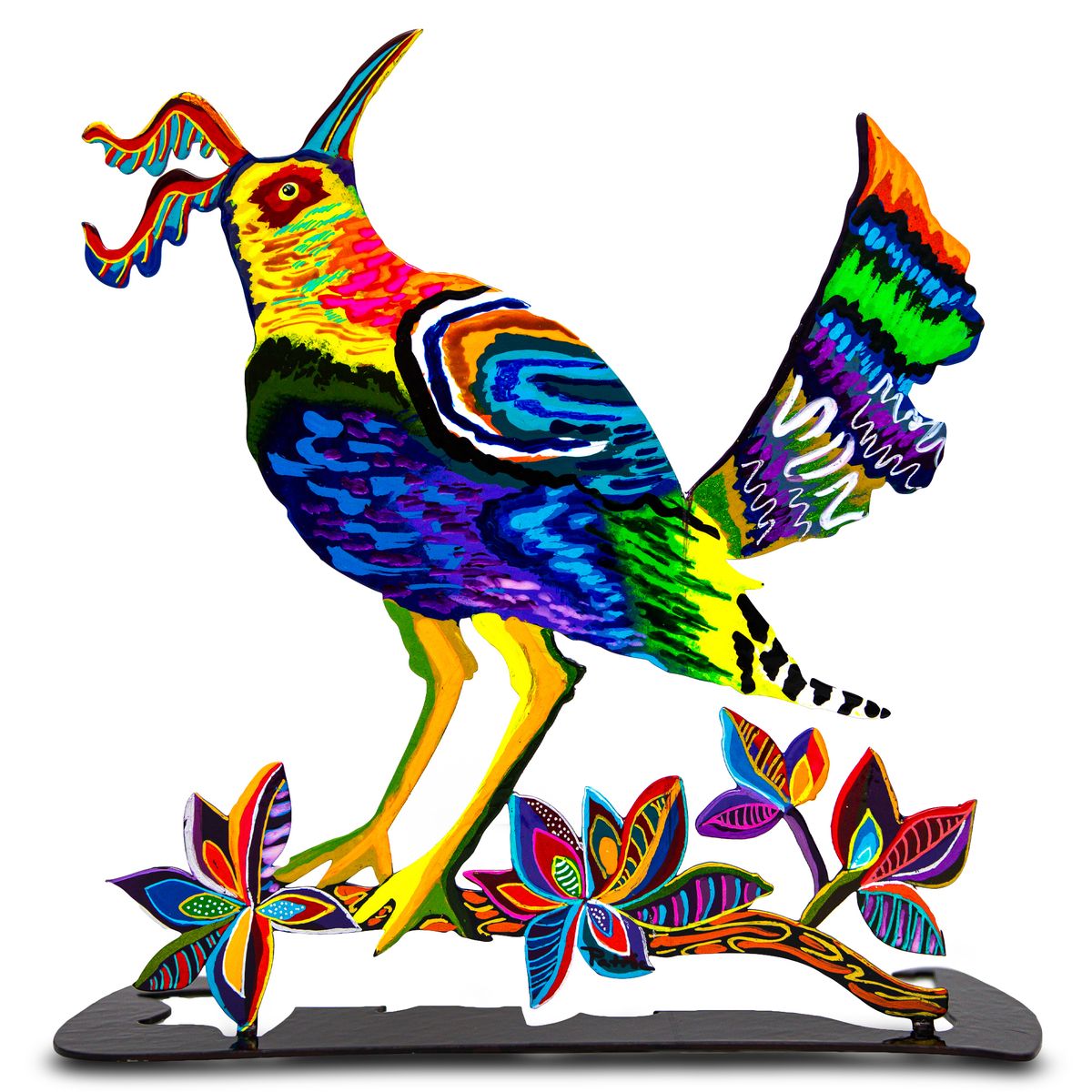 Patricia Govezensky- Original Free Standing Sculpture "Rainbow Bird"