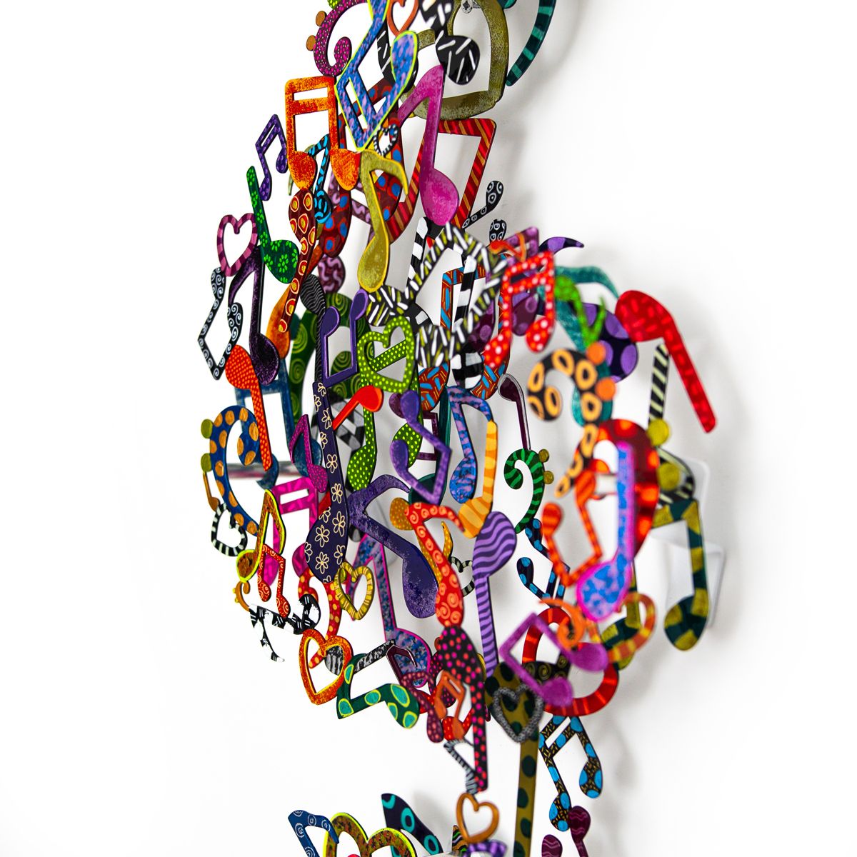 Patricia Govezensky- Original Painting on Cutout Steel "Love Music"