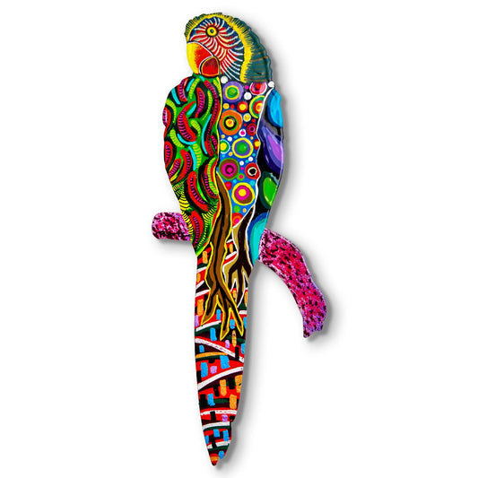 Patricia Govezensky- Original Painting on Laser Cut Steel "Moment of Peace"