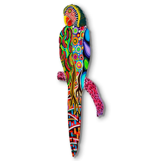 Patricia Govezensky- Original Painting on Laser Cut Steel "Moment of Peace"