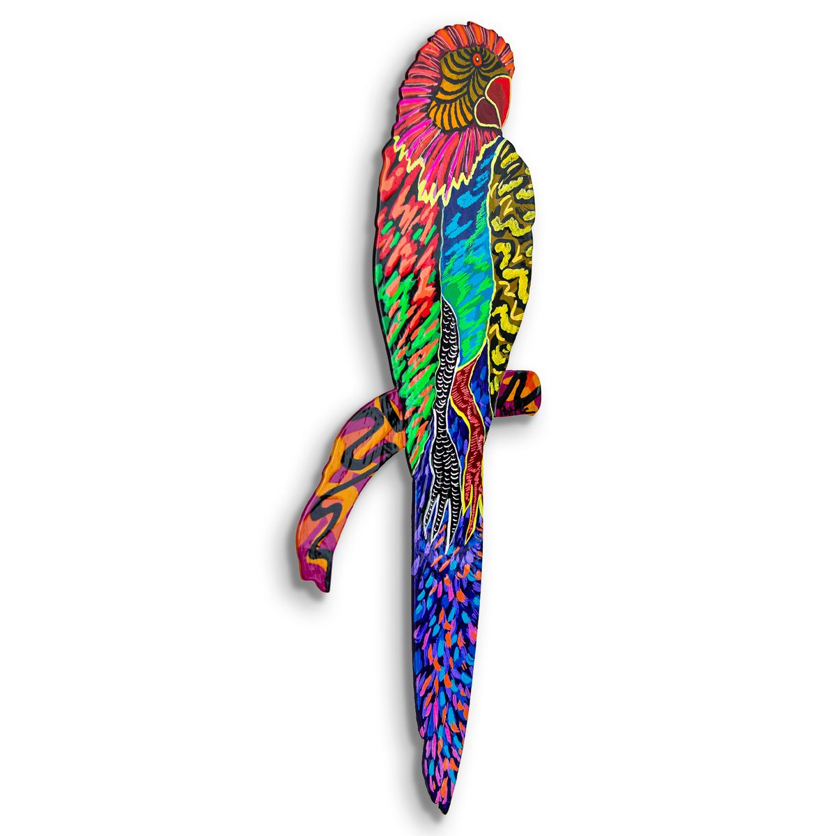Patricia Govezensky- Original Painting on Laser Cut Steel "Moment of Peace"