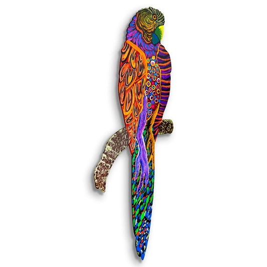 Patricia Govezensky- Original Painting on Laser Cut Steel "Moment of Peace"